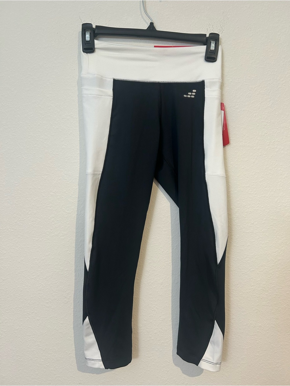 Ing Black and White Panel Kids Leggings